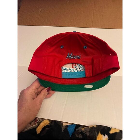 KBETHOS SnapBack headwear Red Miami Adjustable Baseball hat - Picture 4 of 5